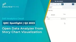 Data Analyzer - Open Data Analyzer from Story Chart Visualization