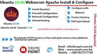 Install and Configure Web server on Ubuntu 24. 04 | Part: 03 | Easy Solution
