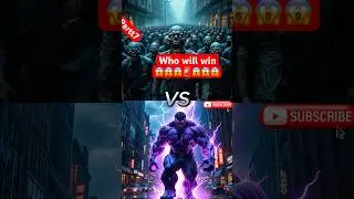 Zombies vs Blue, White & Golden Hulk – Legendary Battle Begins! 🧟‍♂️💥💙