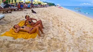 ЗАГОРЕЛЫЕ ДЕВУШКИ в МиниБИКИНИ на БАЛИ ВЫБИРАЮТ ПЛЯЖ в НУСА ДУА!