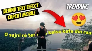 Behind Text Trending Reels Editing Capcut | Pranav PG