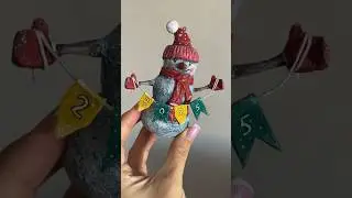Елочная игрушка из бумаги 