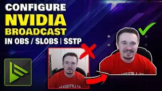Easy Set Up of NVIDIA Broadcast In OBS (Remove Cam Background) | SSTP