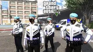 PATROLI RAZIA Parkir Liar Oleh Anggota DISHUB! GTA 5 Mod Polisi Indonesia
