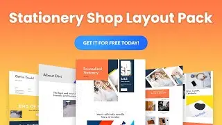 Get a FREE Stationery Shop Layout Pack for Divi