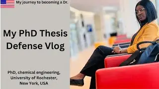 Defending my PhD Thesis vlog