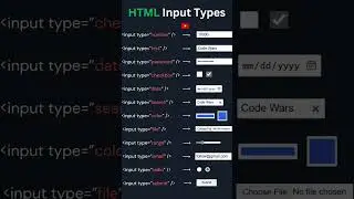 Input types in html | html tags | all html tags list | input tag in html | 