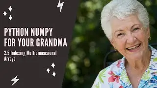 Python NumPy For Your Grandma - 2.5 Indexing Multidimensional Arrays