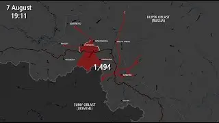 Ukraine Invasion of Russia / Kursk Attack - Every Hour
