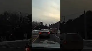 Car Disregards Traffic Light, Makes Own Turn Lane
