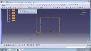RECTANGLE PREDEFINED PROFILE IN CATIA SKETCHER