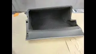 Оклейка бардачка авто (перчаточного ящика) карпетом своими руками