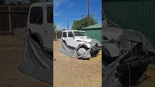 The Day the Harbor Freight Heavy Duty Silver Tarp Died!