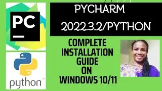 How to Install/Configure PYCHARM 2022.3.2  IDE with Python on Windows 10/11 (64 bit)||COMPLETE GUIDE