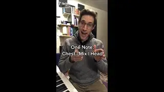 One Note - Chest Voice, Mix Voice, Head Voice!