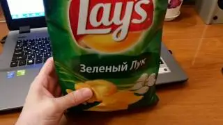 Чипсы Лейс Зелёный Лук