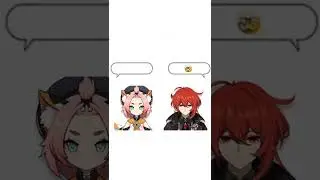 diluc x diona(genshin impact meme)