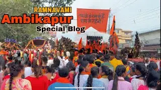 Hindu Nav Varsh Ambikapur 2024 I लाखों की भीड़ 🔥 ऐसा माहौल पहली बार 😍 Vlog जरूर देखें  #ambikapur