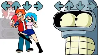 FNF Spooky Battle with Futurama Characters | Friday Night Funkin' Animation