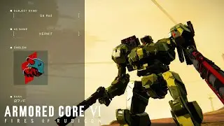 Armored Core 6 - 27F G6 Red, AC HERMIT (Arena 3)