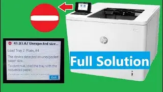 41.03.A2 Unexpected Paper Size Error Solution