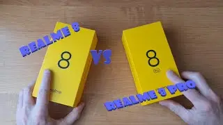 Распаковка и сравнение смартфонов REALME 8 и REALME 8 PRO