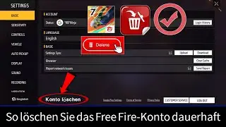 So löschen Sie ein Free Fire-Konto dauerhaft || Garena Free Fire-Konto löschen