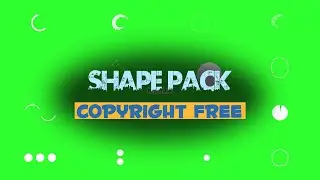 Green screen shape pack || HD