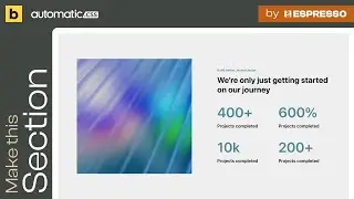 Wordpress Tutorial | Bricks Builder | AutomaticCSS (ACSS) | Image with metrics section
