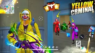 FREEFIRE🔥Yellow Criminal NXT Level Solo vs Squad 🤯 23 Kills -Garena free fire | PK GAMERS 