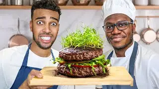 Cooking Burgers With Wrong Ingredients Vs Deji