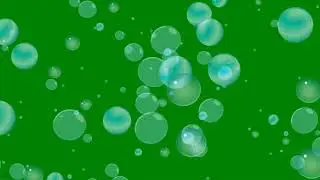 Bubbles Green Screen Background Video HD-Bubble Background Video  green animation |chroma key