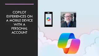 Copilot experience with personal account on a mobile device
