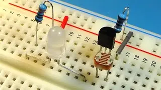 Darkness Sensor Circuit | Breadboard projects