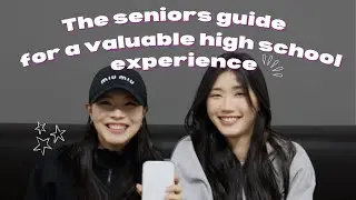 The seniors' guide for a valuable high school experience!
