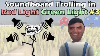 Soundboard Trolling in Red Light Green Light | Crab Game Funny Moments #3