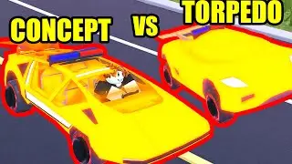 Can CONCEPT CAR BEAT the TORPEDO? | Roblox Jailbreak