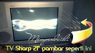 SDN Channel | TV Sharp 21 inch layar menyempit dan bergelombang