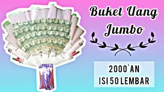 buket uang jumbo ( 2.000 an isi 50 Lembar )