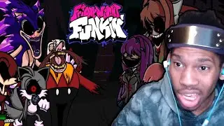 CURSED! | Friday Night Funkin' Sonic.EXE VS Monika.EXE FULL WEEK (FNF Mod)