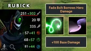 Fade Bolt damage steal with Moon Glaives [Carry Rubick] Dota 2 Ability draft