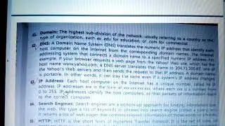 Class 12 cs networking- domain,dns, ip address,search engine