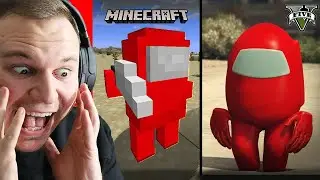 MINECRAFT AMONG US vs GTA 5 AMONG US - WHICH IS BEST ?