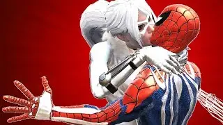 Spider-Man PS4 VS Black Cat (White Suit) Epic Battle