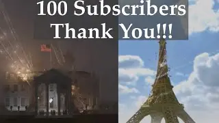 Celebrating 100 Subscribers by Destroying The White House & Eiffel Tower in Teardown