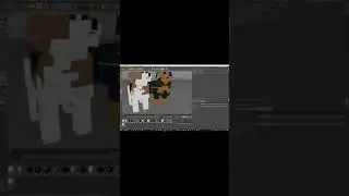 Скачать собаку майнкрафт для cinema4d | Download the dog minecraft for cinema4d 