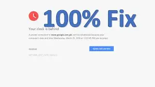 [100%] How to Fix ERR_CERT_DATE_INVALID Privacy error 