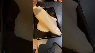 cooking giant squid 🦑.