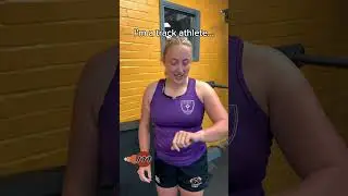 I'm a track athlete, of course......
