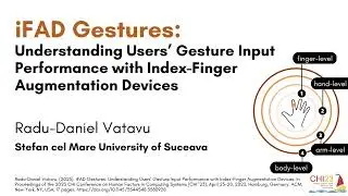 iFAD Gestures: Understanding Users' Gesture Input Performance with Index-Finger Augmentation Devices